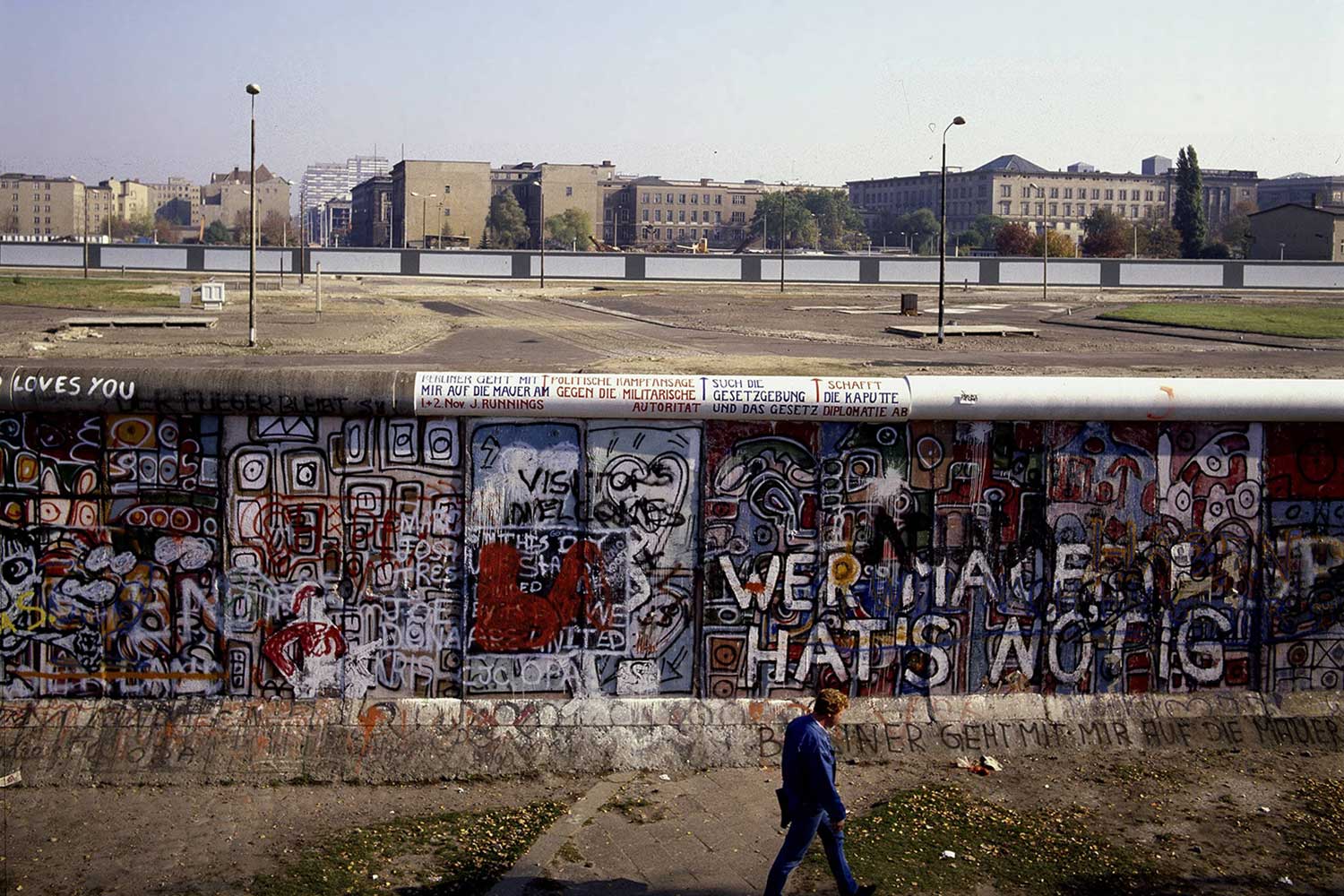 Zeichnen Sie den Verlauf der Berliner Mauer