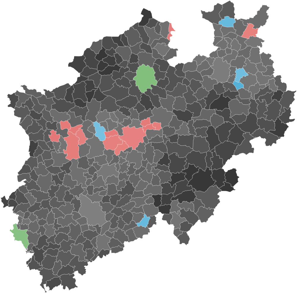 Karte Nordrhein-Westfalen