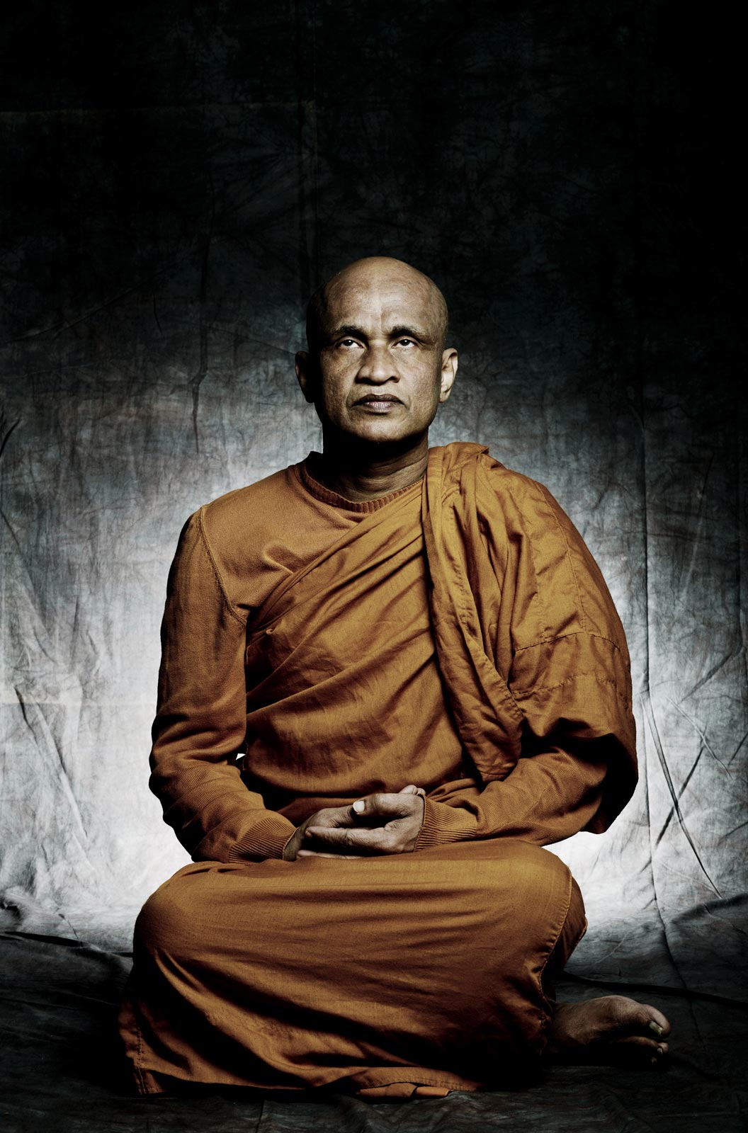 Ven. Dickwelle Seelasumana, 59, Mönch im Buddhistischen Haus in Frohnau